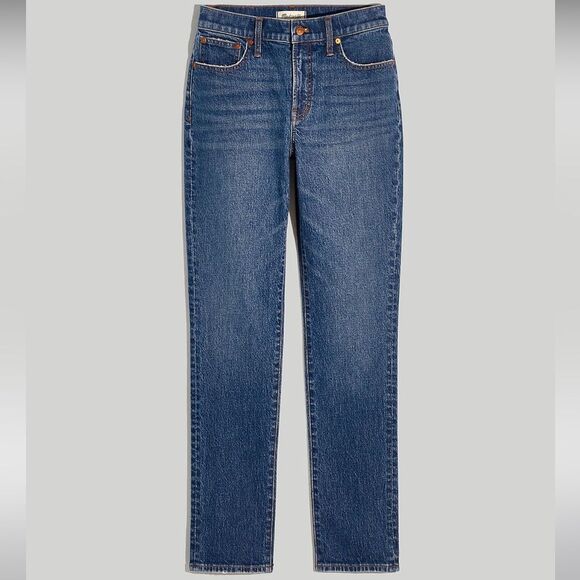 Madewell NWT Mid Rise Perfect Vintage Jeans Size 26 Tapered Mom Jeans - Picture 6 of 9